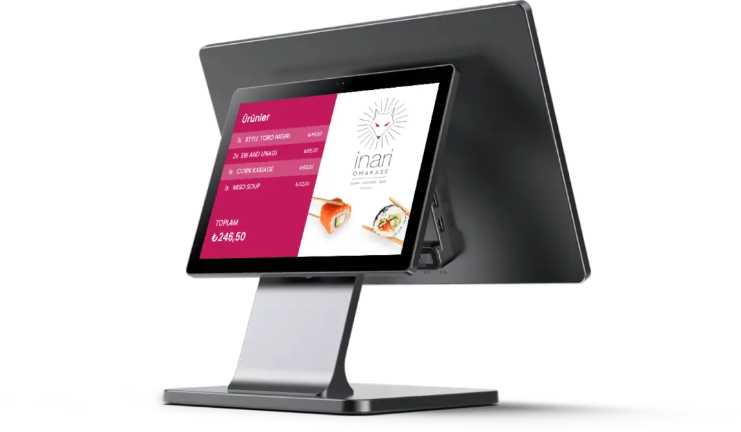 Menulux POS Sistemi - Restoran Adisyon Programı - Müşteri Ekranı