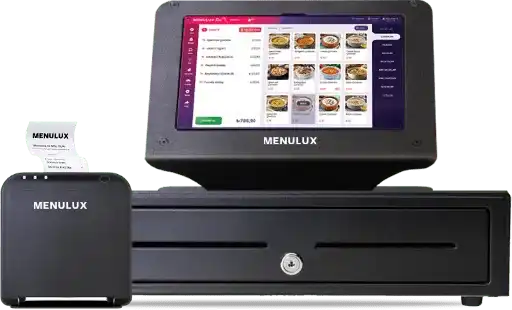Menulux POS Systems - Cafe Ordering Software - Tablet POS With Stand