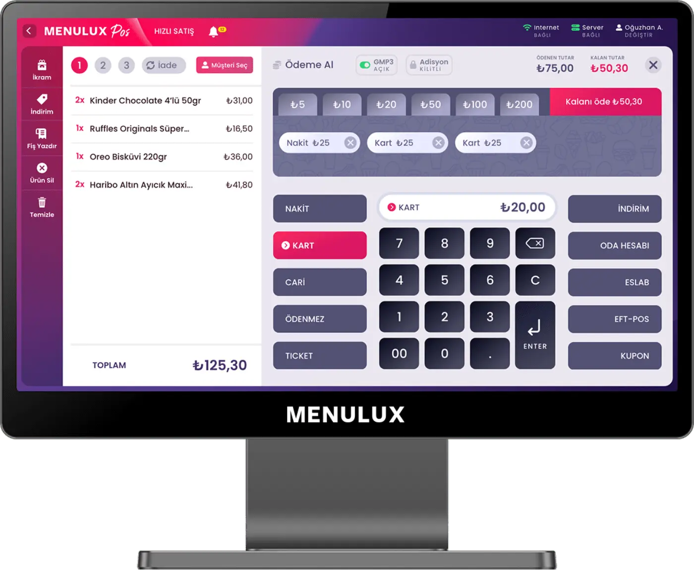 Menulux POS Systems - Automation Program - Order Tracking
