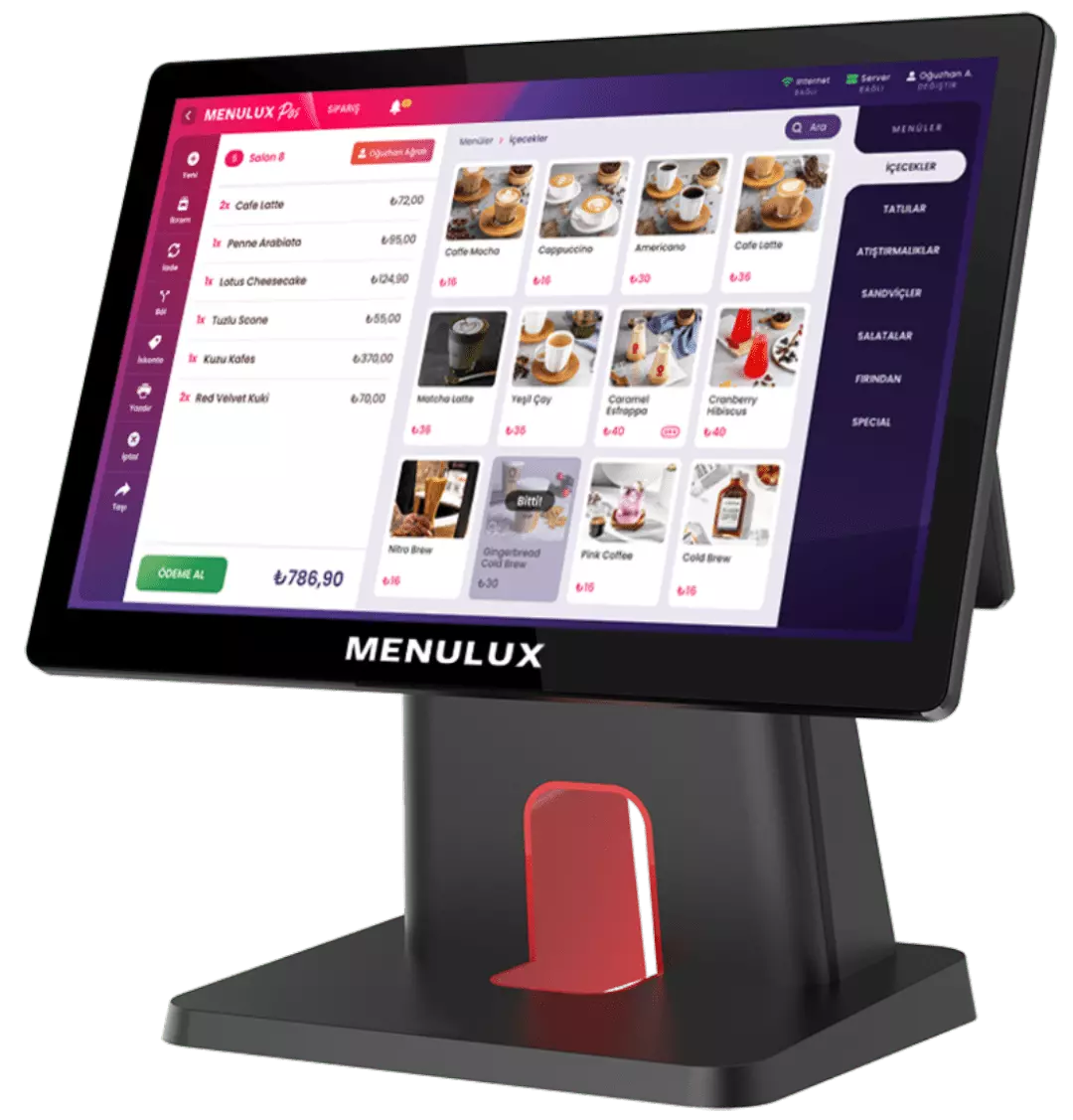 Menulux POS System - Order Screen
