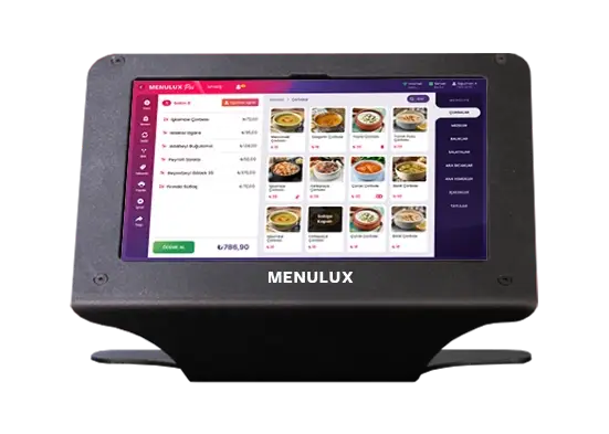 Menulux Adisyon Yazılımı - POS Cihazları - Tablet POS