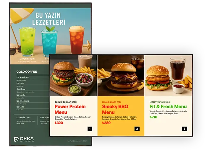 Menulux Digital Menuboard System for Restaurants and Franchise Chains