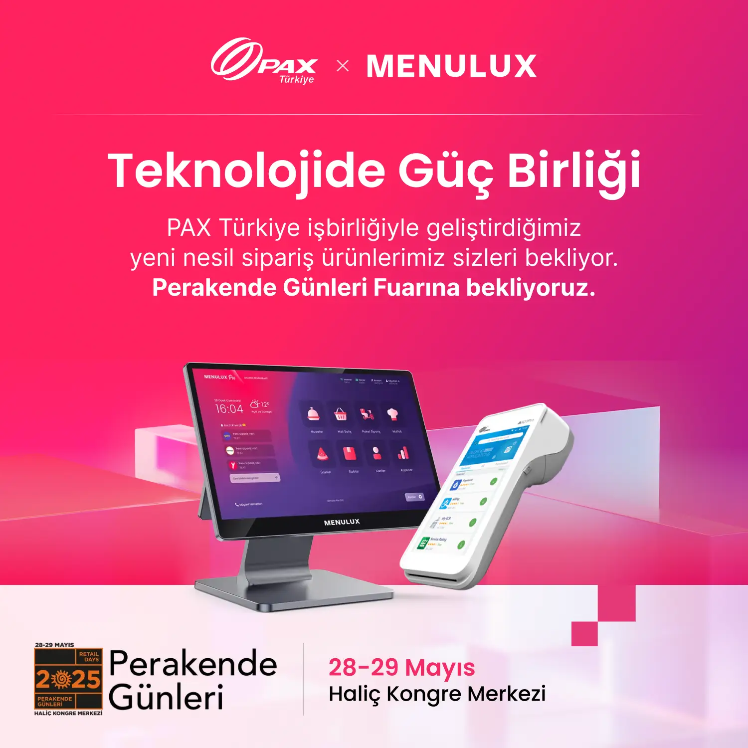 Menulux Bilgi Teknolojileri A.Ş. - PAX Türkiye - Perakende Fuarı