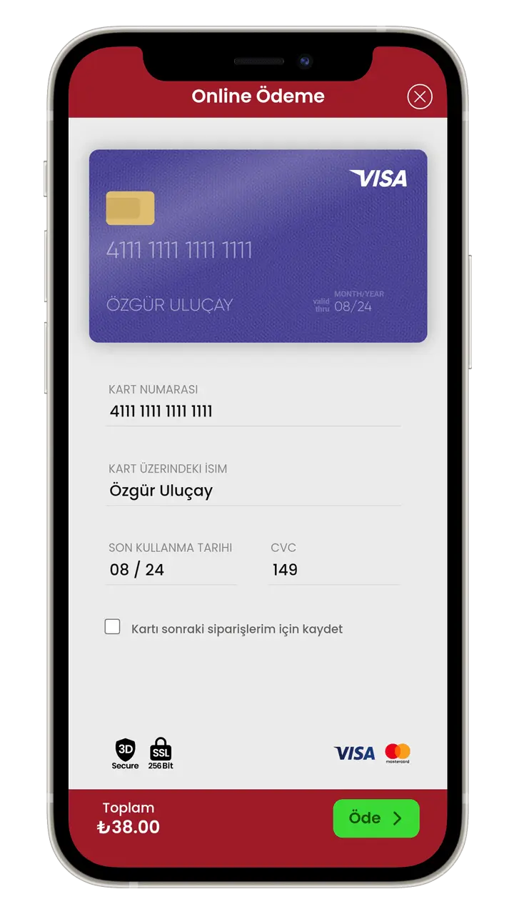 Menulux Restaurant App, Online Ordering System, Restaurant Mobile Ordering Application, Online Payment System