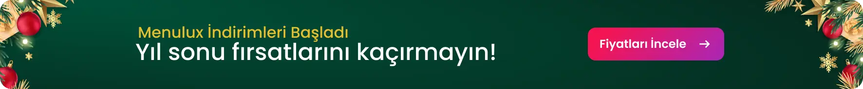 Menulux POS Sistemleri - Yılbaşına özel fiyatlar